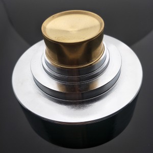 Ukryty odpływ prysznicowy z mosiężnej okrągłej łazienki