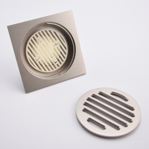 Nowoczesna łazienka z prysznicem odpływowym