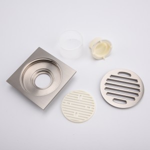 Nowoczesna łazienka z prysznicem odpływowym