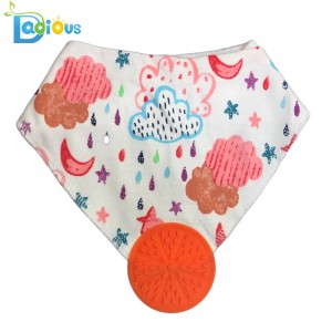 Baby \u0026 Toddler Ząbkowanie Bandana Bib Śliniaczki Śliniaki Bandana Śliniaki z Gryzakiem