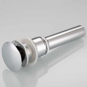 Sprężynująca umywalka z przedłużonym ogonem klapowym niesadzonym odpadkiem