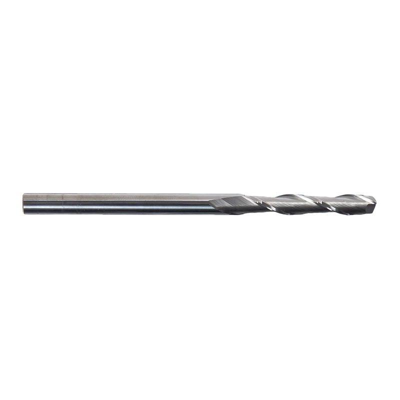 Frez trzpieniowy premium z węglików spiekanych, bardzo długi, 2-ostrzowy, 1/4 ”, 1-1 / 2” długość cięcia, 4 ”długość całkowita
