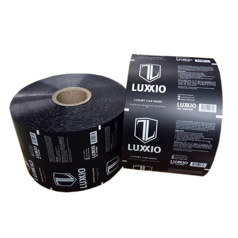 Niestandardowe drukowanie wklęsłe zgrzewane laminowane opakowanie plastikowe rolki folii