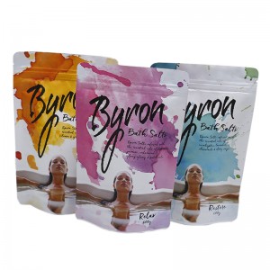 Niestandardowe torebki z nadrukiem wodoodporna torba do pakowania soli morskiej