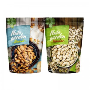 Etui z zamkiem błyskawicznym Kraft Paper Stand Up Opakowanie do żywności Torba Ziplock Doypack Custom Printed