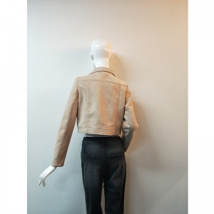 RÓŻOWA KURTKA BIKEROWA RLWSJ0006N