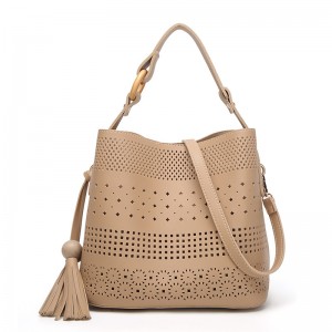 HD0827 - Hurtowa skórzana torba na ramię z wydrążonymi pu dla kobiet