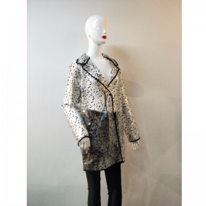 CZARNA KURTKA DAMSKA TPU RLWTJ0002