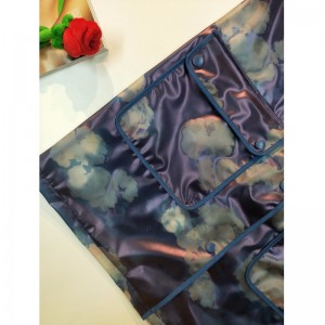 GRANATOWA KURTKA TPU DRUKOWANA RLWTJ0004