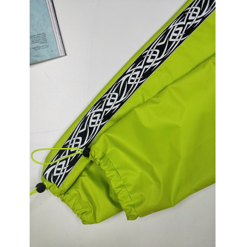 KURTKA DAMSKA FLUORESCENCYJNA ZIELONA LONGLINE WINDBREAK RLWJ0009