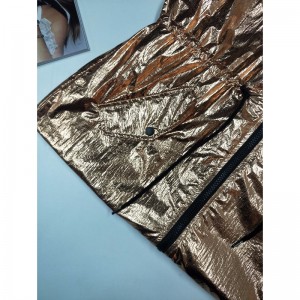 KURTKA ZŁOTA DAMSKA RLWJ0019