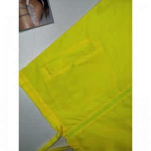 ŻÓŁTA KURTKA WIATROWA DAMSKA RLWWJ0003