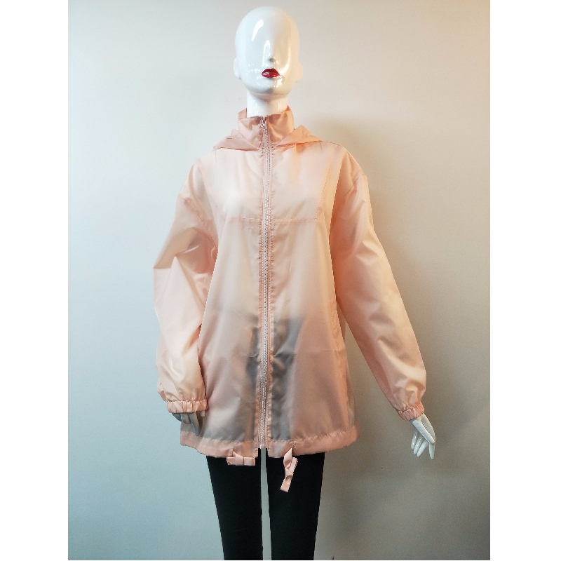 RÓŻOWY WINDBREAKER DAMSKI RLWWJ0004
