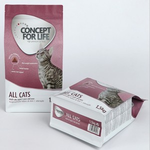 Płaskie plastikowe torby z zamkiem błyskawicznym Osiem uszczelnionych bocznych plastikowych toreb do pakowania torebek dla zwierząt