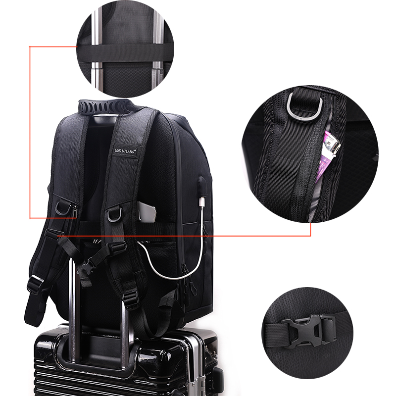 Diat BRTMA250A USB Laptop Camera Outdoor Backpack Wielofunkcyjny plecak biznesowy