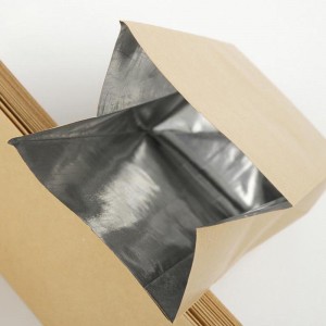 Fabryczna cena OEM Wysokiej jakości klin boczny Torby do kawy i herbaty Papier pakowy Torby do pakowania żywności