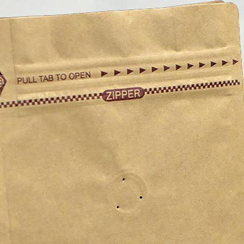 Sprzedaż hurtowa Zawór zamykający na suwak woreczek do pakowania OEM Płaski dolny boczny klin Stand Up Custom Printing Coffee Bag
