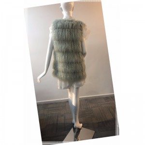 PŁASZCZ FUTRO Z PŁASZCZU MORSKIEGO RLWF0025