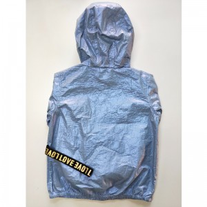 BLUE HOODED WINDERBREAKER DLA DZIECI RLCJ0002N