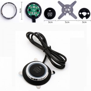 Uniwersalny przycisk rozrusznika silnika system automatycznego zapłonu rozruch silnika samochodu