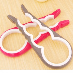 Silikonowy korkociąg wielofunkcyjny otwieracz do butelek cztery w jednym domowy otwieracz do puszek przeciwpoślizgowych i otwieracz do butelek