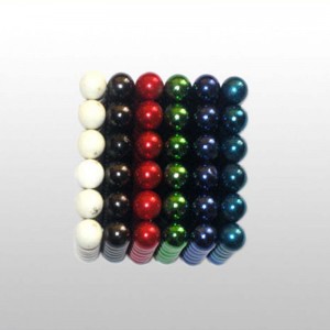 Dostosowany rozmiar N35 Edukacyjna kula NdFeB Kolorowy magnes