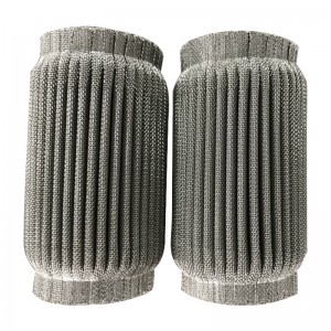 Świeca z plisowanym filtrem ze stali nierdzewnej 50Micron