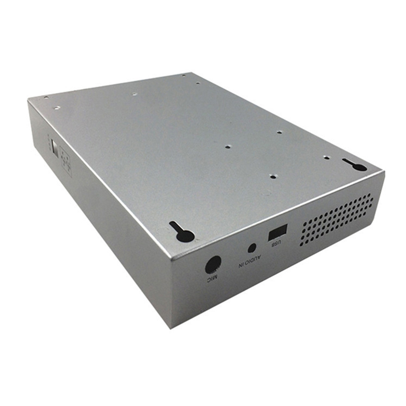 Aluminiowa obudowa elektroniki z niestandardowym wytłaczaniem