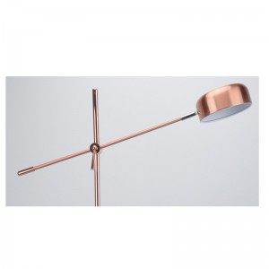 Lampa podłogowa z funkcją regulacji i płaską podstawą