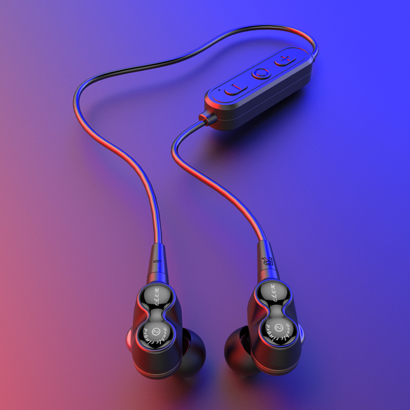 Nowy podwójny sterownik dynamiczny Sport Stereo Jakość dźwięku Bezprzewodowe słuchawki Bluetooth HiFi