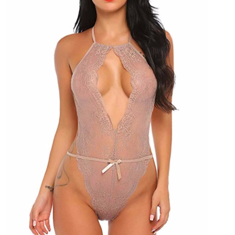 Seksowna bielizna damska Body Body z koronką Babydoll Dostępne w kilku kolorach Rose-team
