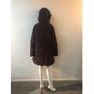 FIOLETOWY PŁASZCZ PŁASZCZ DAMSKI RLWPC0065