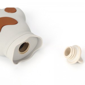 Silikonowa torba na ciepłą wodę mini aksamitna ciepła wełniana torebka przeciwwybuchowa