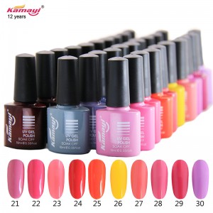 Kamayi Private Label Gel Nail Polish Environmental UV / led Gel Nail Polish For Nails Salon