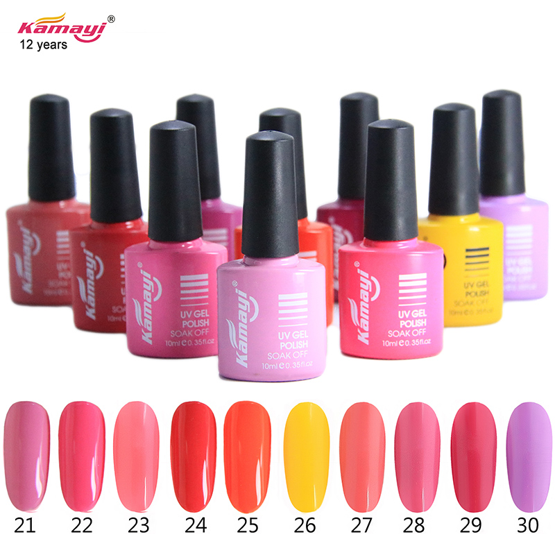Kamayi Private Label Gel Nail Polish Environmental UV / led Gel Nail Polish For Nails Salon