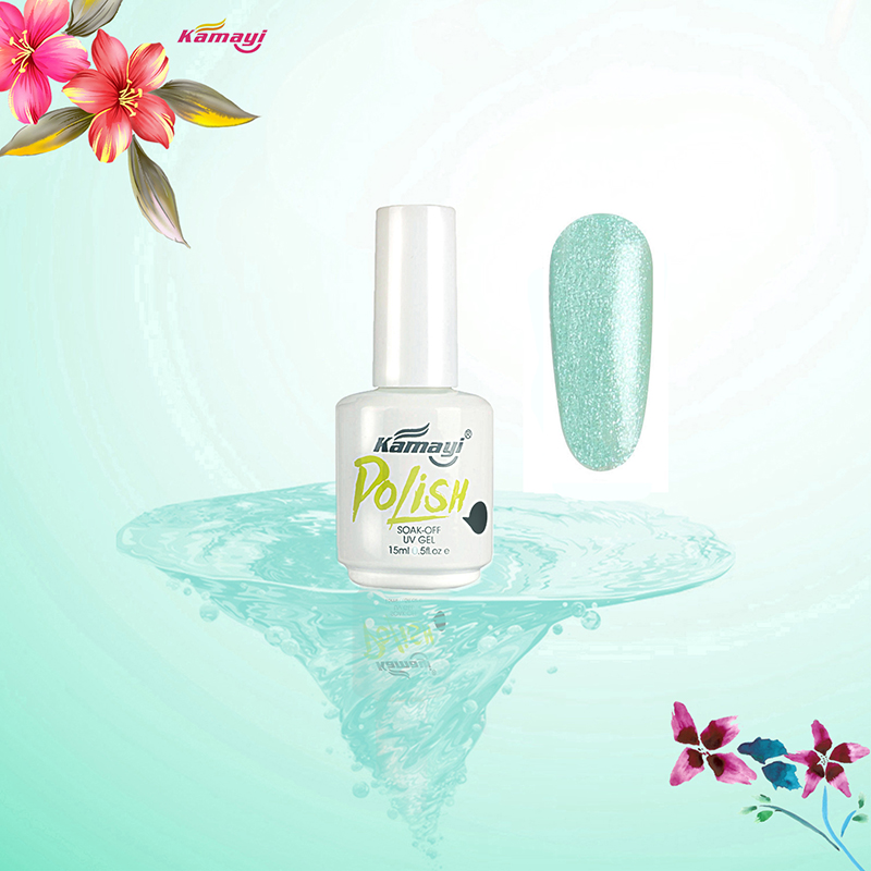 kamayi New Almond Blossom Color Gel Nails Polish 3 Step UV Gel Polish