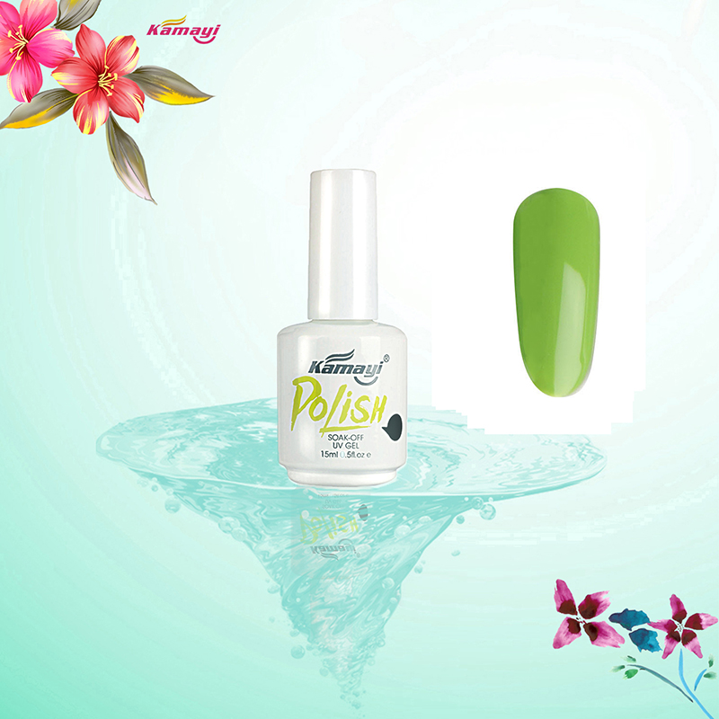kamayi New Almond Blossom Color Gel Nails Polish 3 Step UV Gel Polish