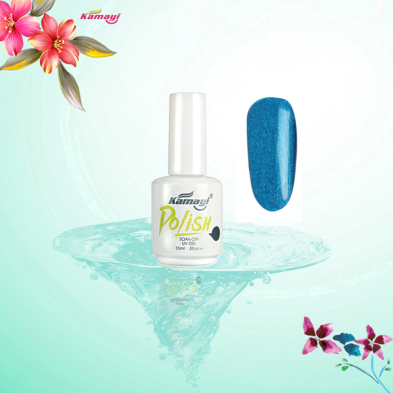 Produkty do paznokci Kamayi w USA Bezpłatna próbka Lakier hybrydowy UV Lakier do paznokci Czarna butelka 15 ml Lakier hybrydowy