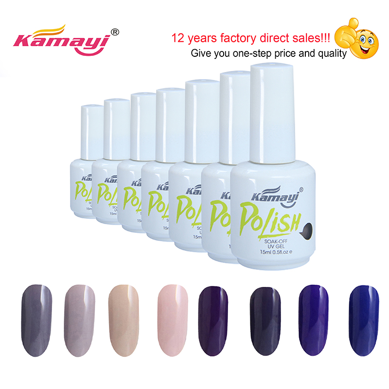 Nowy pakiet kolorów Kamayi Soak Off Gel Nail Polish Wysokiej jakości lakier hybrydowy