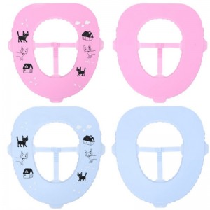 Nowa silikonowa antybakteryjna podkładka sedesowa wodoodporna, łatwa w czyszczeniu, przenośna pierścień sedes