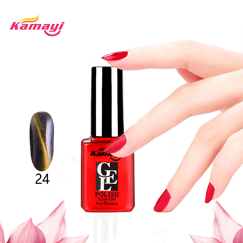 Kamayi kameleon kocie oko sprzedaje 96-kolorowy profesjonalny lakier żelowy UV 12 ml