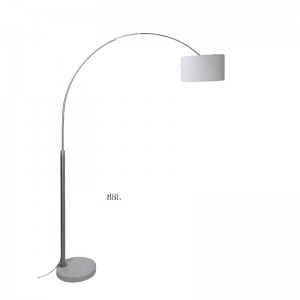 Dziobowa lampa podłogowa z marmurową podstawą