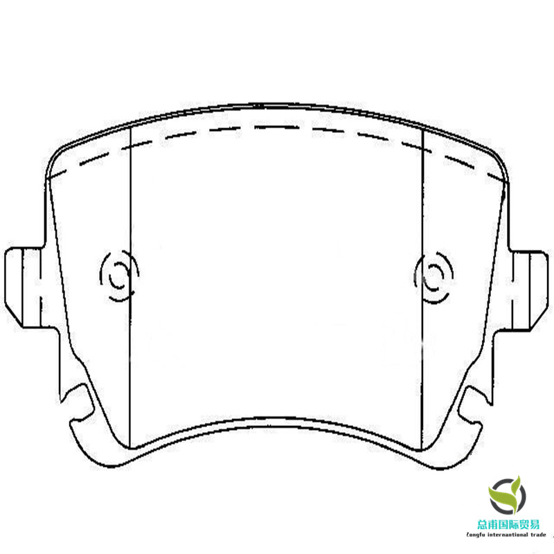 Klocki hamulcowe (OE: 4B3 698 451, OE: 4B3 698 451 A)