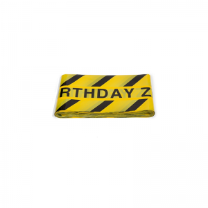 Wysokiej jakości fabryka budownictwa drogowego PE ostrzeżenie policyjne bezpieczeństwo ostrożność niestandardowa taśma barykadowa