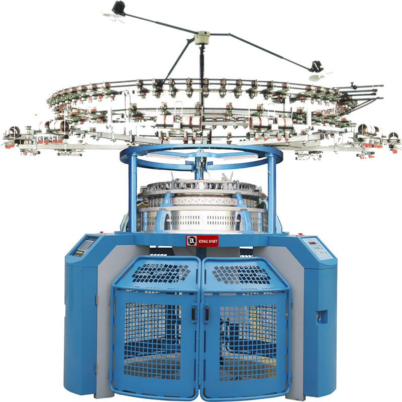 Fabryczna szybka komputerowa dziewiarska maszyna dziewiarska z podwójnym dżersejem