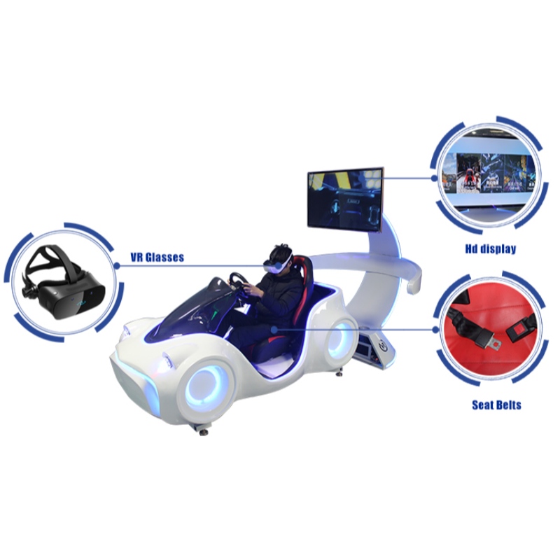 VR Racing Global sprzęt do parków rozrywki z trzema osiami 3DOF