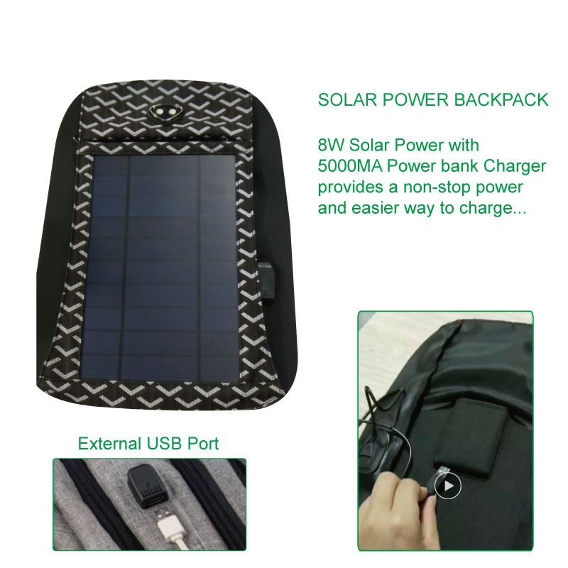 Plecak Solar Power dla mężczyzn
