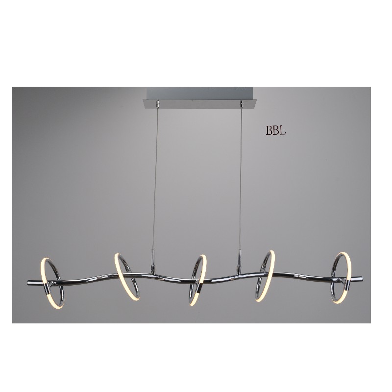 Lampa LED z okrągłym pierścieniem o profilu aluminiowym