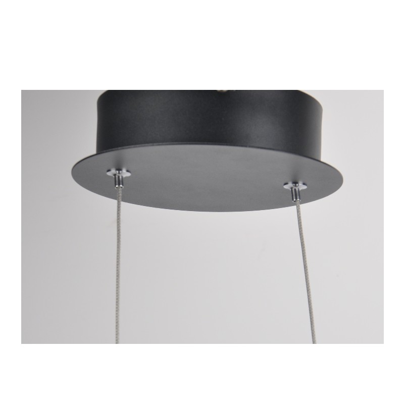 Lampa LED z okrągłym pierścieniem akrylowym i funkcją regulacji