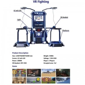 Multiplayer HTC VR Standing Interaktywna strzelanka \/ boks \/ Saber Beat Game Simulator